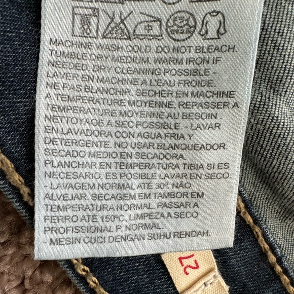 Levi's 710 Super Skinny Jeans Size 27 - Picture 5 of 8